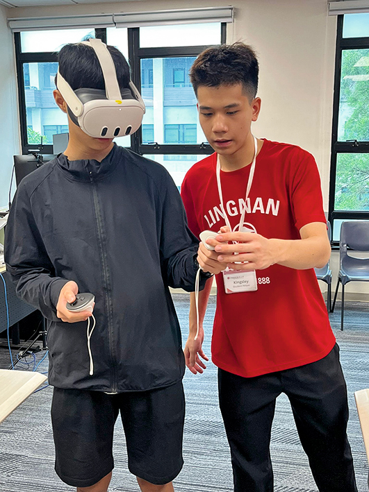 VR教學將科技融入教育。