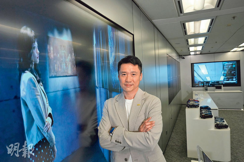 商湯科技香港及澳門業務總經理馮愈表示，希望幫助不同行業的經營者將AI應用於日常業務，商湯的角色是賦能者，之後仍由客戶具體操作。（馮凱鍵攝）