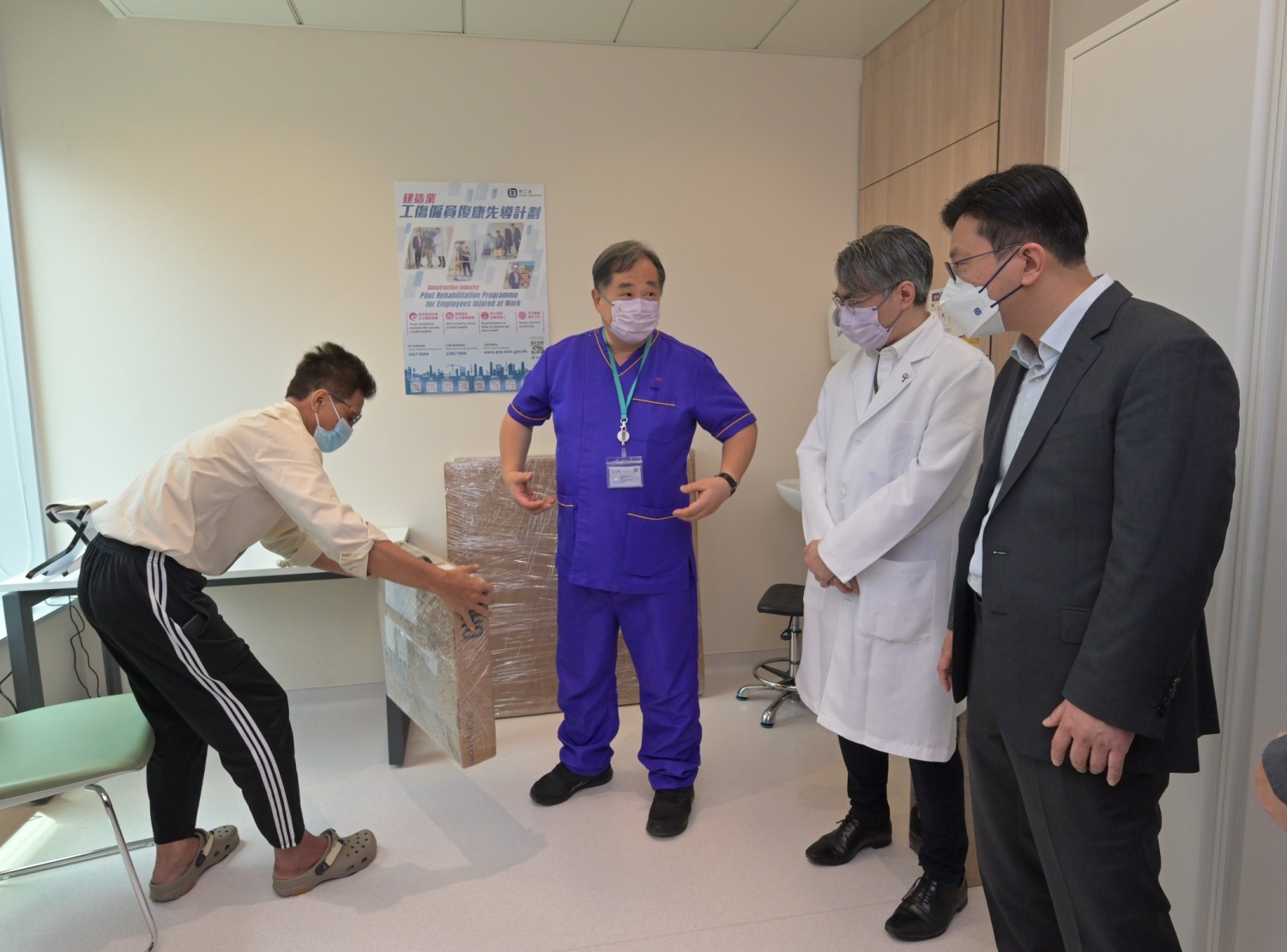  勞工處於2022年9月23日推出為期3年的「工傷僱員復康先導計劃」。(勞福局fb圖片)