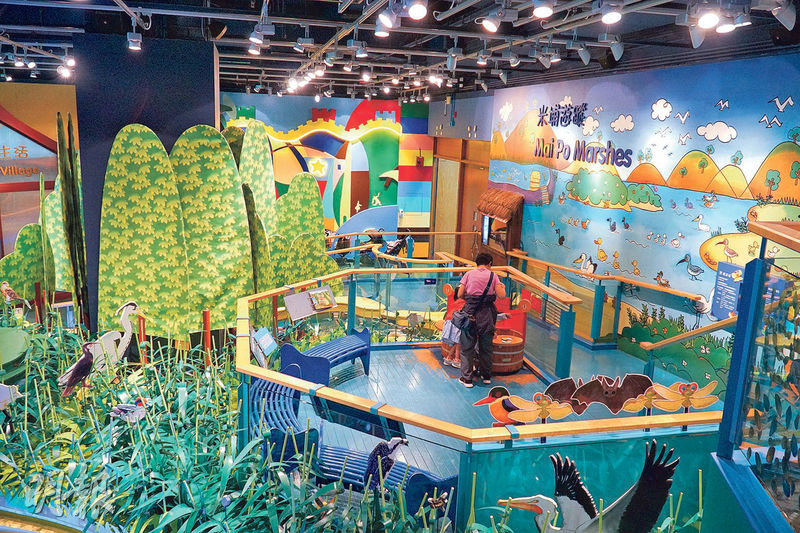 香港文化博物館內的常設展廳「兒童探知館」的展品，為4至10歲的兒童設計。（何詩韻攝）