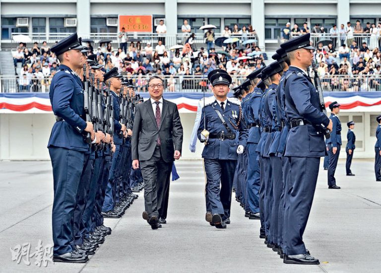 【警隊招募】上年度投考申請升11.5%　林定國：警務工作趨複雜　需法律知識科技技能