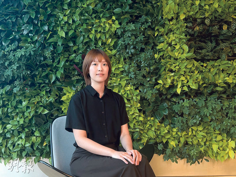  日籍華裔學員王晶希望運用自身多元文化背景，投身文化產業。（王梓萌攝）