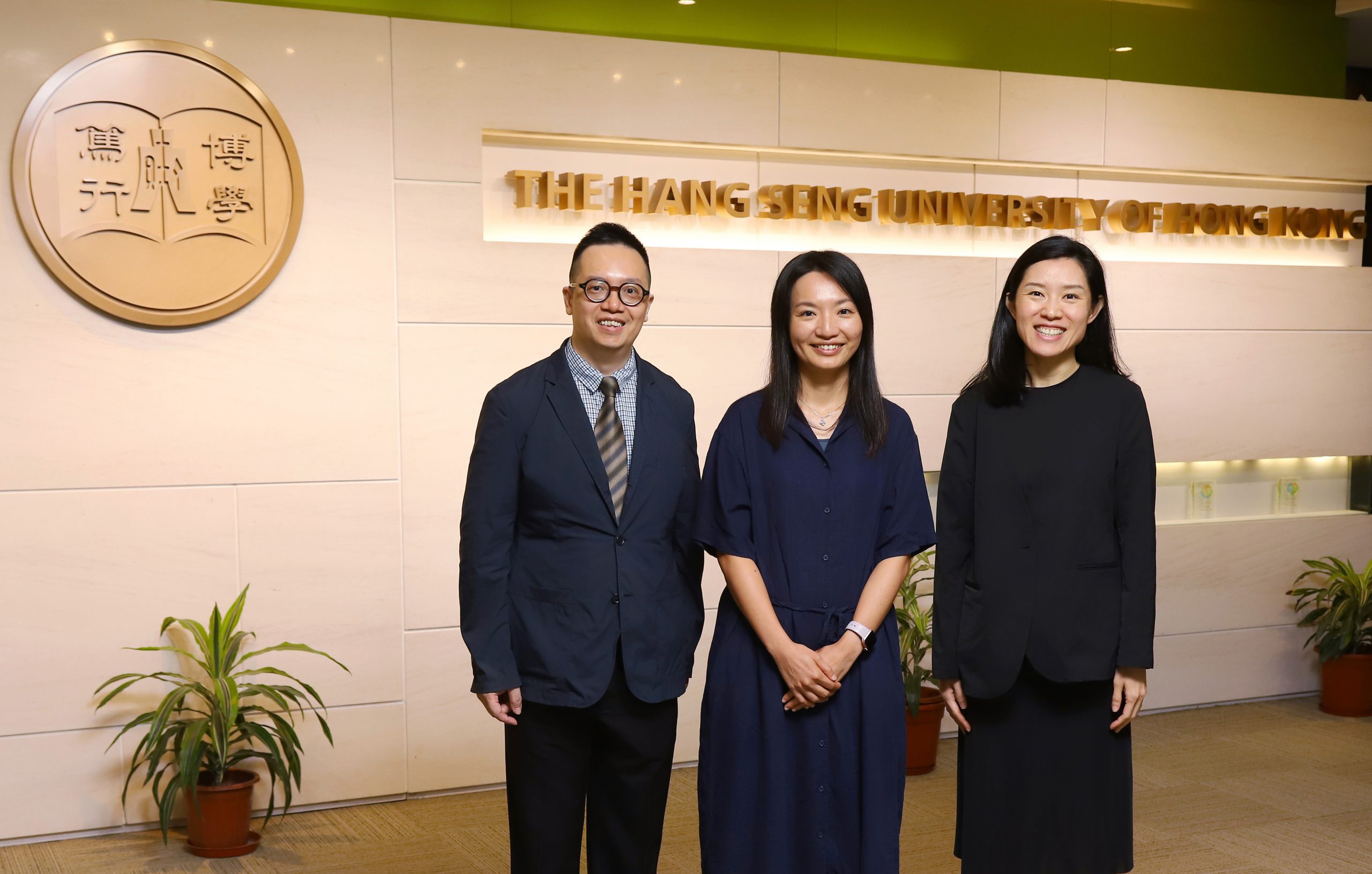 左起：香港恒生大學商學院會計學系岑安心博士、葉頴諭博士和王之辰博士