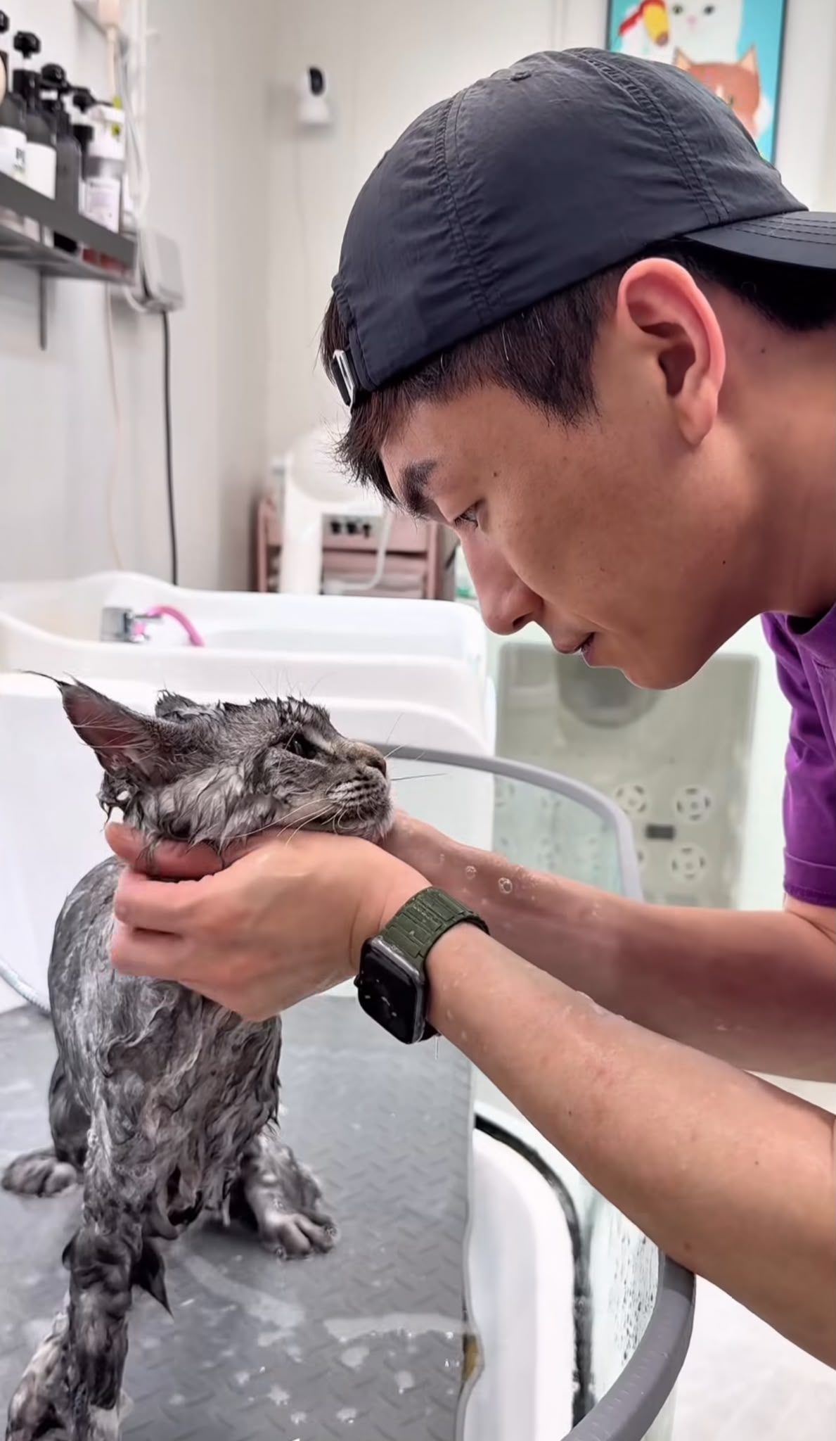 Pet Clean潔寵寵物美容店合伙人兼寵物美容師馬貫東