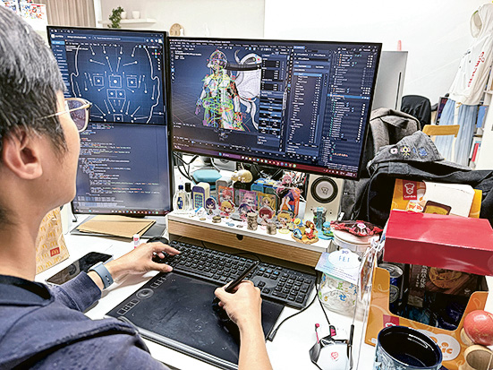 綁定師（Rigger）為模型建立骨架並進行綁定，以及加上可調整的控制器，動畫師才能賦予角色流暢的動作與生命力。