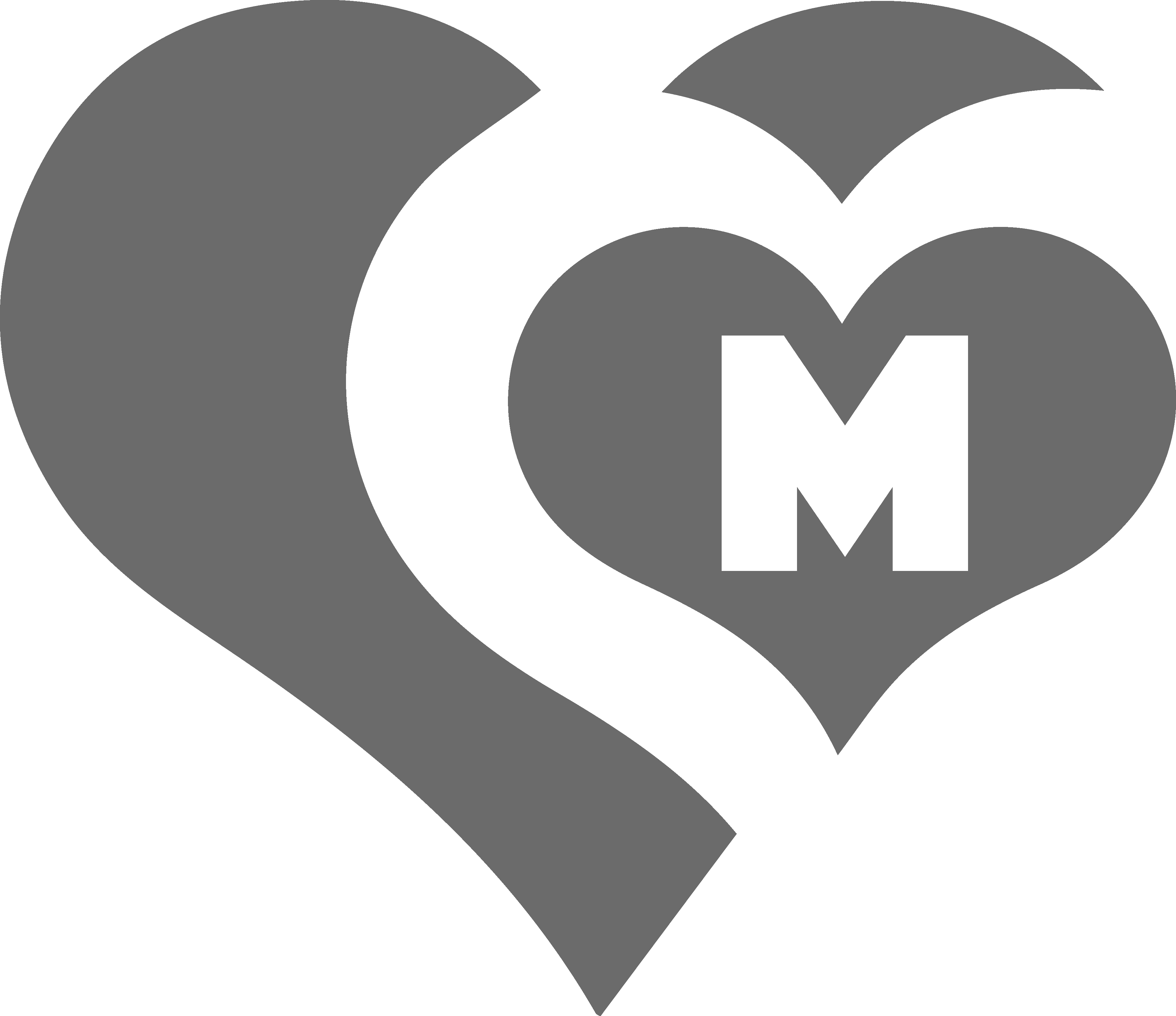 alphabet m in heart gif